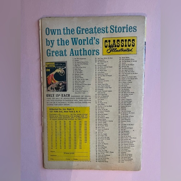 Vintage Classics Illustrated Junior Comic Books - Picture 13 of 13